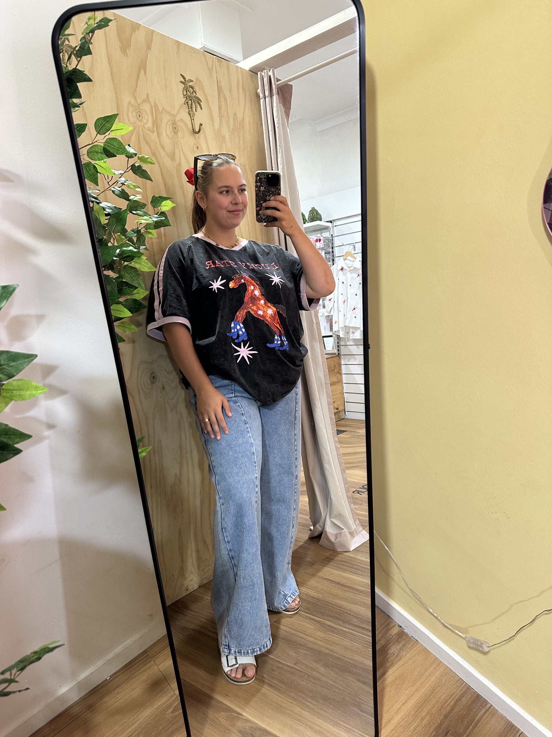 Oasis Neutral Denim Jeans