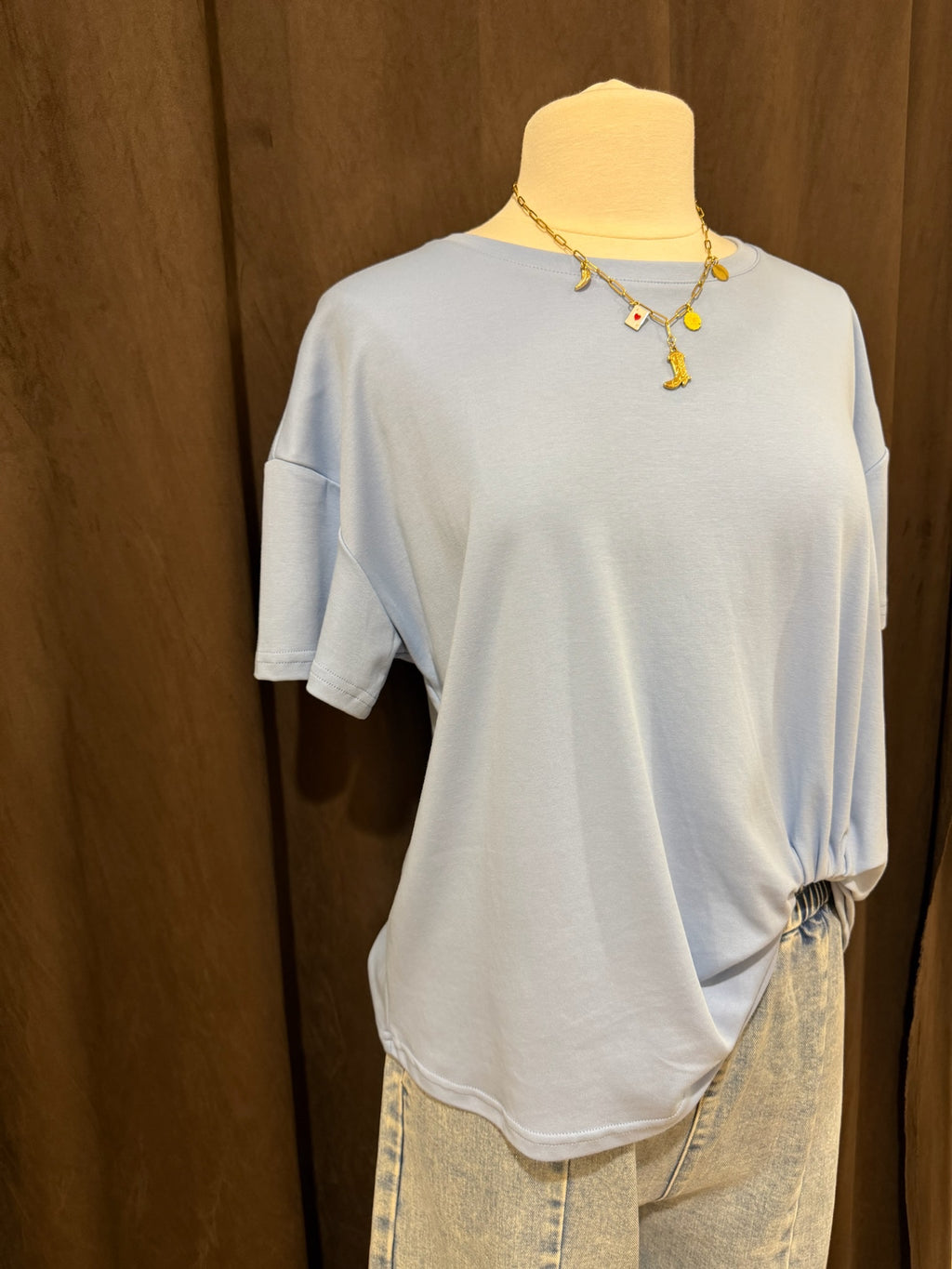 Easy Tuck Tee Light Blue