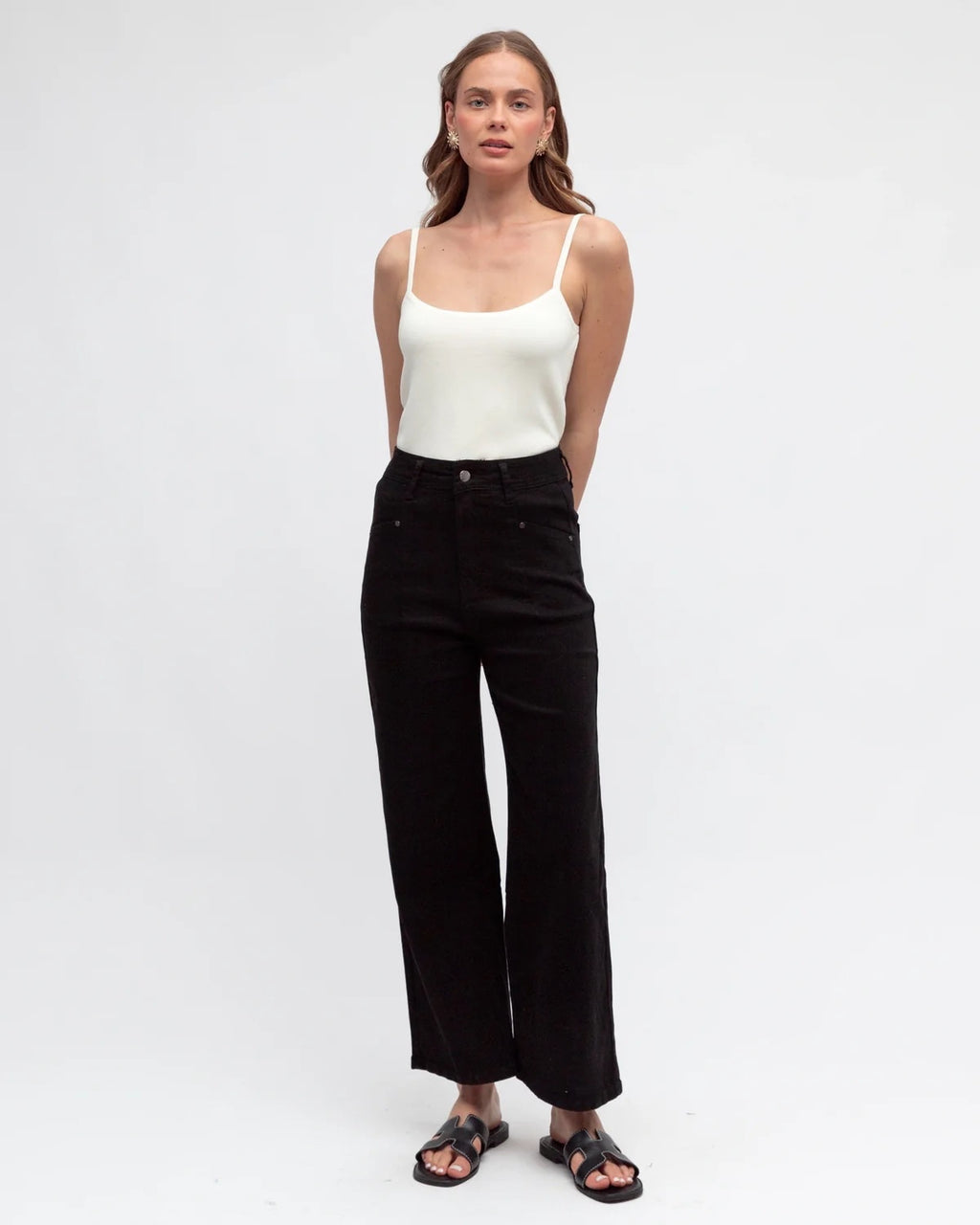 Sadie Black Denim Jeans
