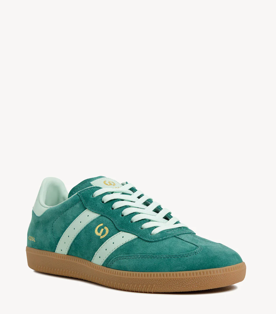 Goodsole 2001 Parallel Green / Mint Suede Leather – Shoes