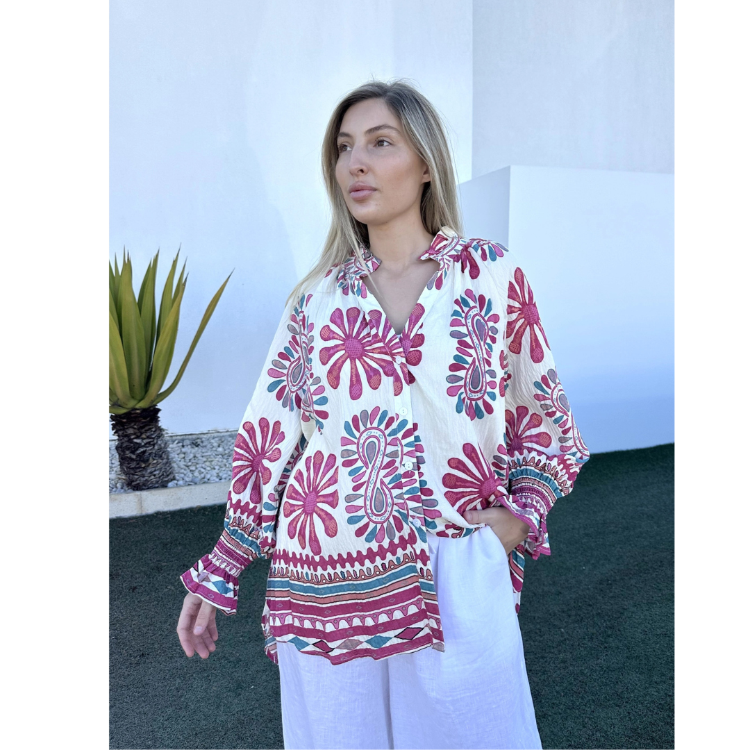 Eight Four Nine Pink Top Kiik Luxe