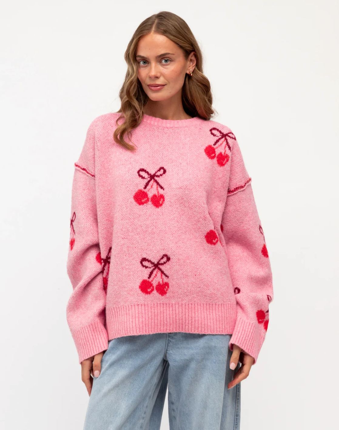 Delilah Pink Knit – Knitwear