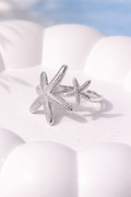 Noemi Stainless Steel Silver Ring
