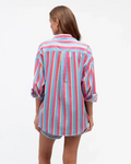 Aqua Pink Renata Shirt
