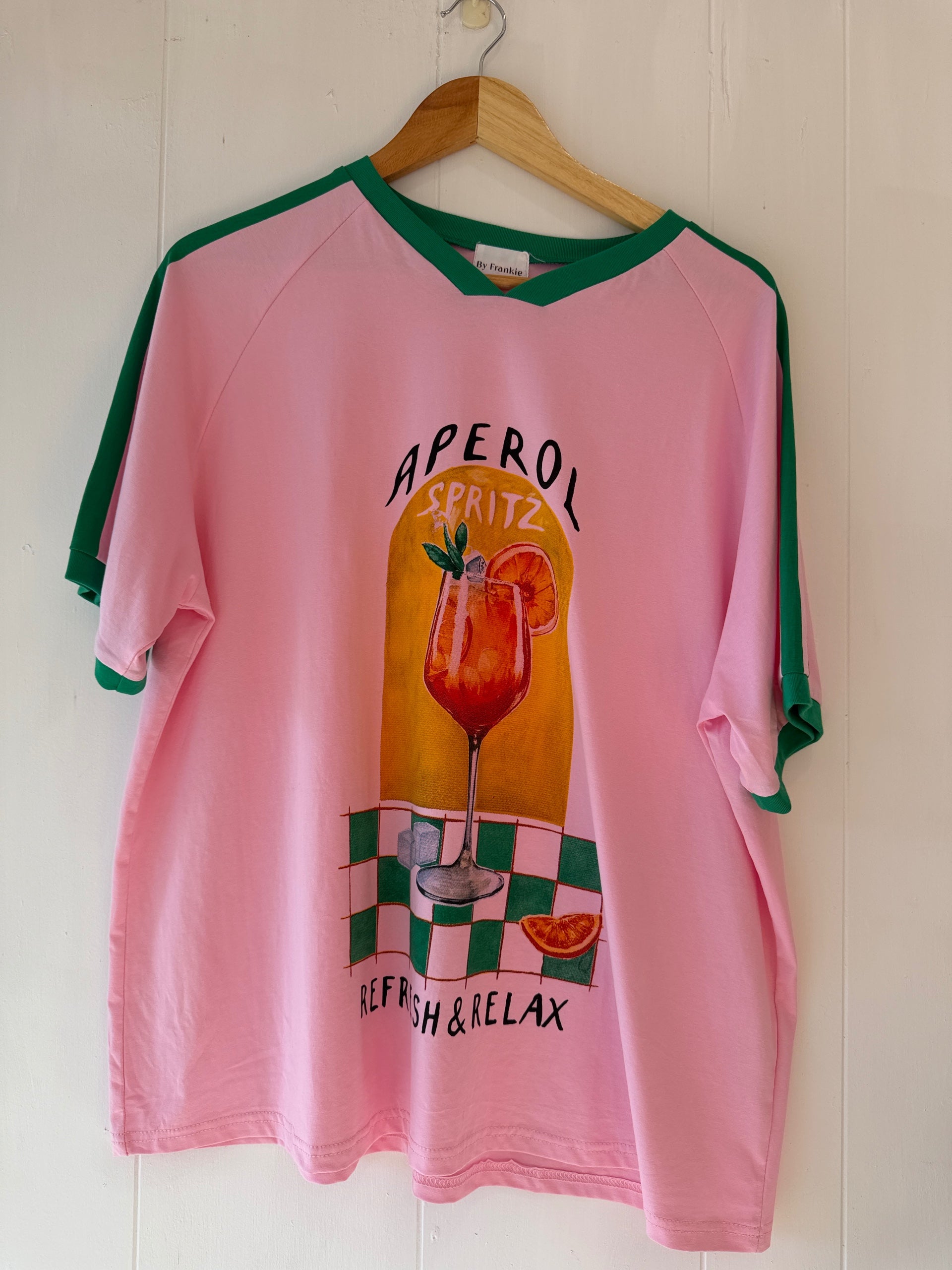 Aperol Spritz Pink Graphic Tee