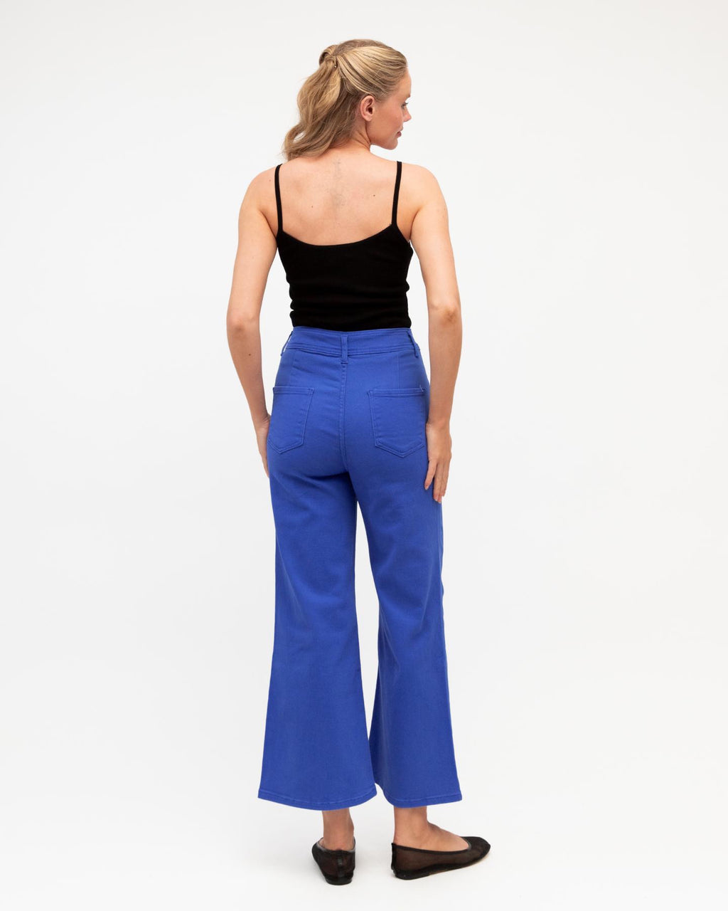 Sadie Wide-Leg Jeans in Cobalt Blue – Denim by Salt & Tide Co