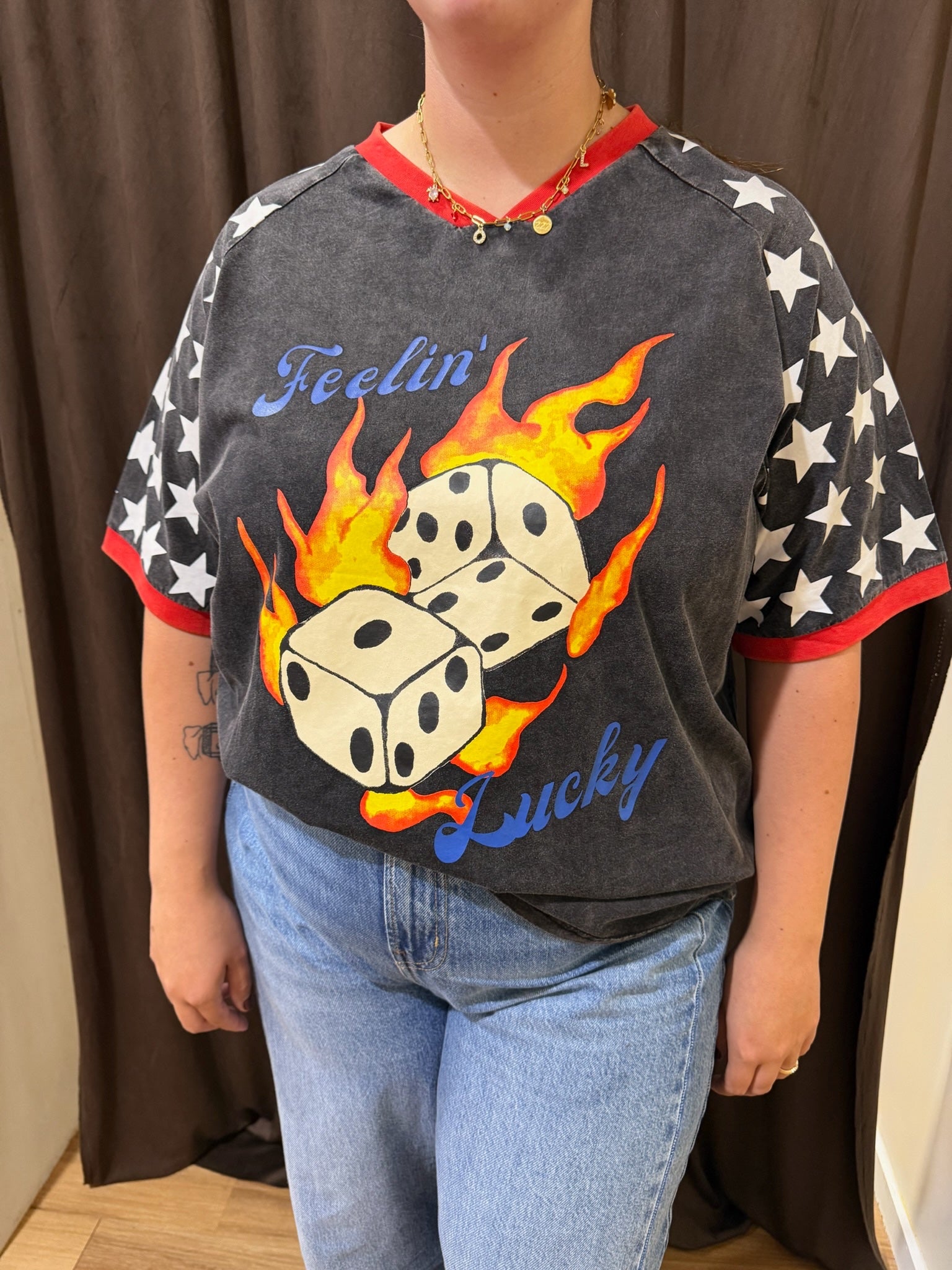 Black Feelin Lucky Graphic Tee